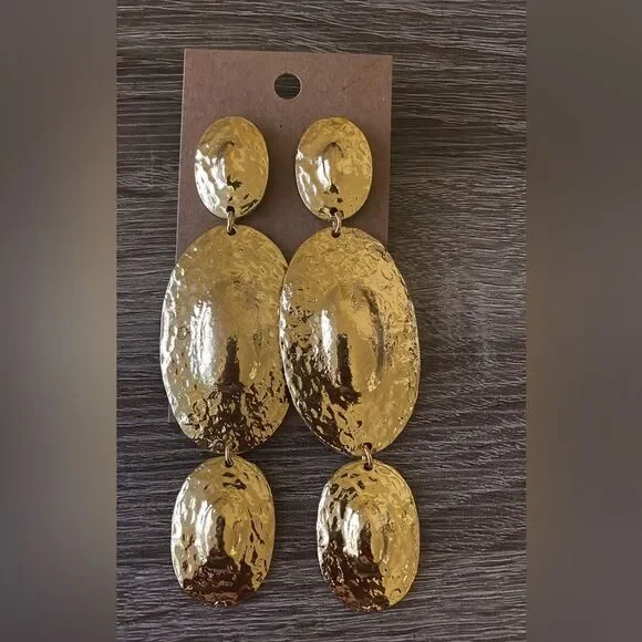 Zara drop earrings A336 - Picture 3 of 4